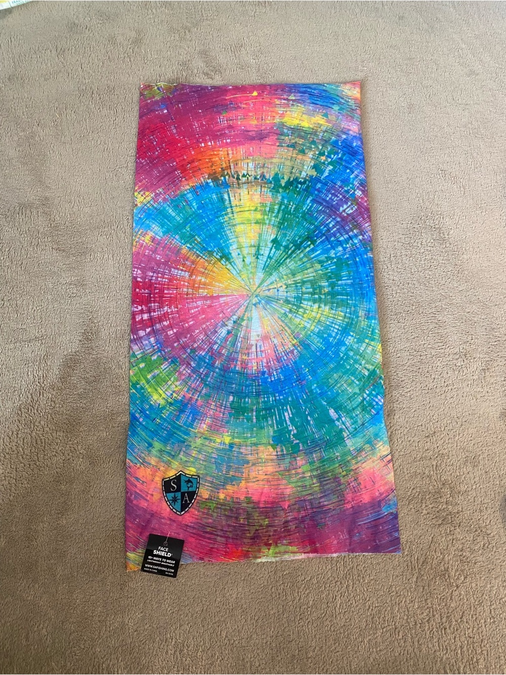 Woman’s multicolor neck gaiter face mask from Safishing
